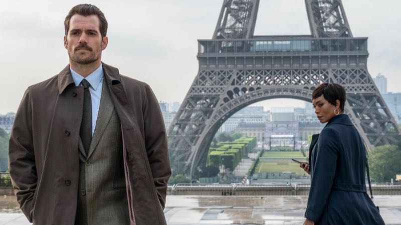 Henry Cavill and Angela Bassett in New Mission: Impossible - Fallout Photo