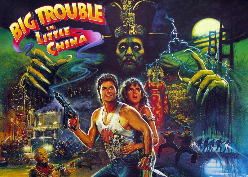 Dwayne "The Rock" Johnson stars in Big Trouble in Little China.