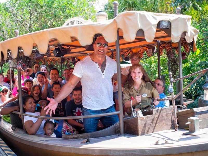 Dwayne "The Rock" Johnson stars in Jungle Cruise.