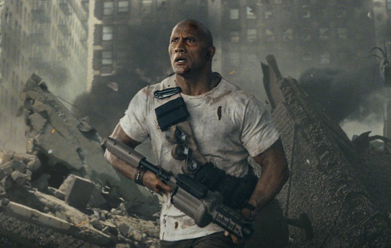 Dwayne "The Rock" Johnson stars in Rampage.