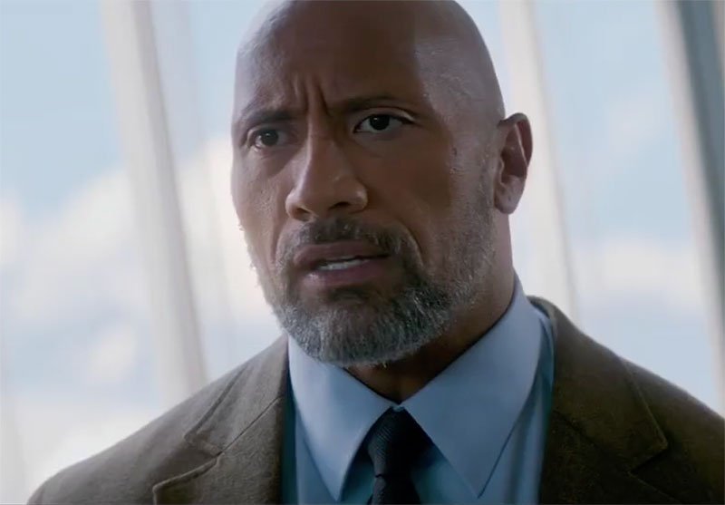 Dwayne "The Rock" Johnson stars in Skyscraper.