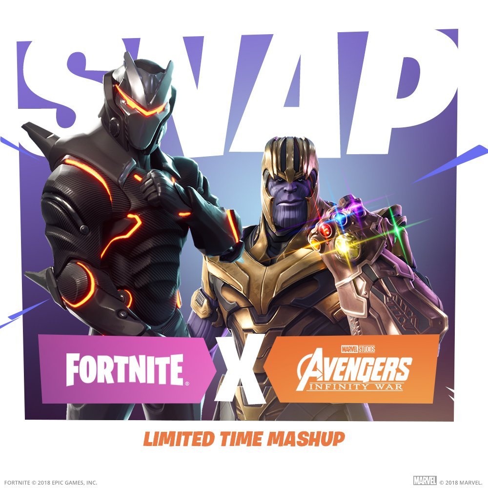 Fortnite Meets Avengers: Infinity War for Thanos Themed Mode