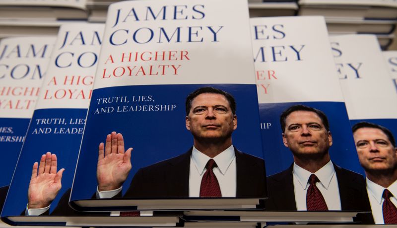 CBS Nears Deal on James Comey Memoir Miniseries