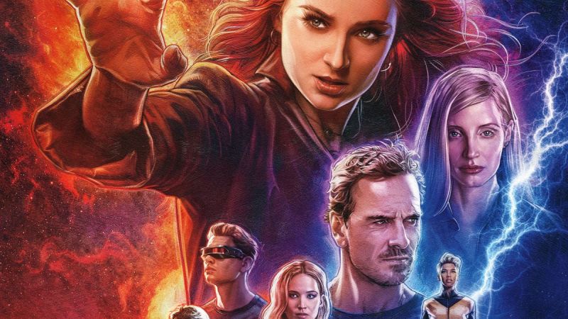 Illustrated Dark Phoenix Poster Debuts