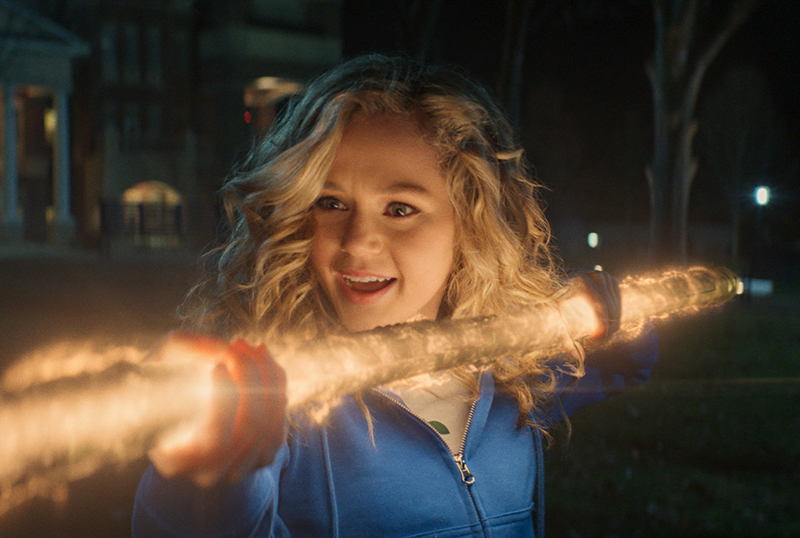 Stargirl's Brec Bassinger Talks Stunt Training in Exclusive Clip