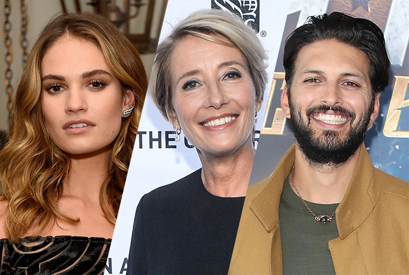 Lily James, Emma Thompson & Shazad Latif to Star in Shekhar Kapur's New Rom-Com