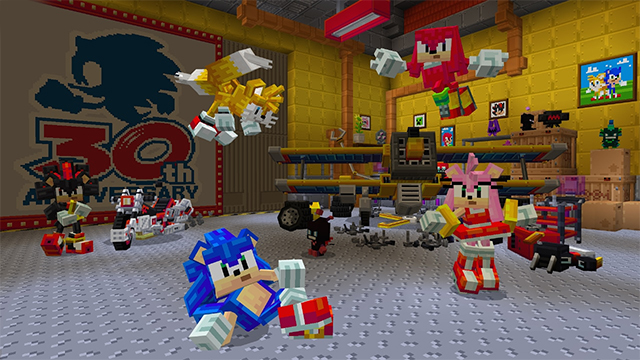 Minecraft Celebrates Sonic the Hedgehog Anniversary with DLC