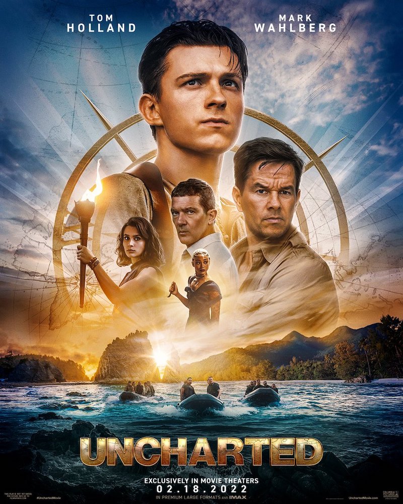 Uncharted movie poster