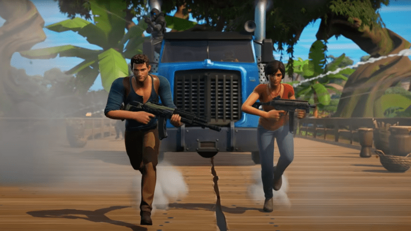 Fortnite Adds Uncharted's Nathan Drake, Chloe Frazer