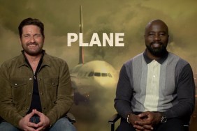 plane interview gerard butler mike colter