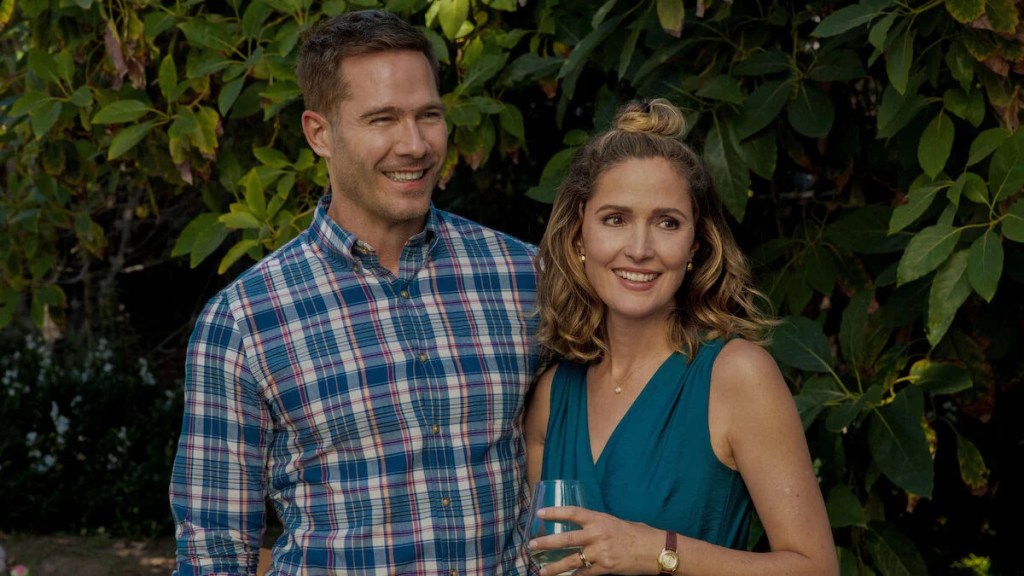 Luke Macfarlane and Rose Byrne in Platonic (Photo Credit - Apple TV Plus)