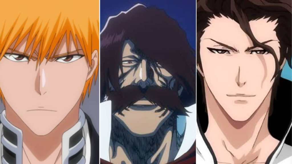 Ichigo Kurosaki, Yhwach, Sosuke Aizen from Bleach