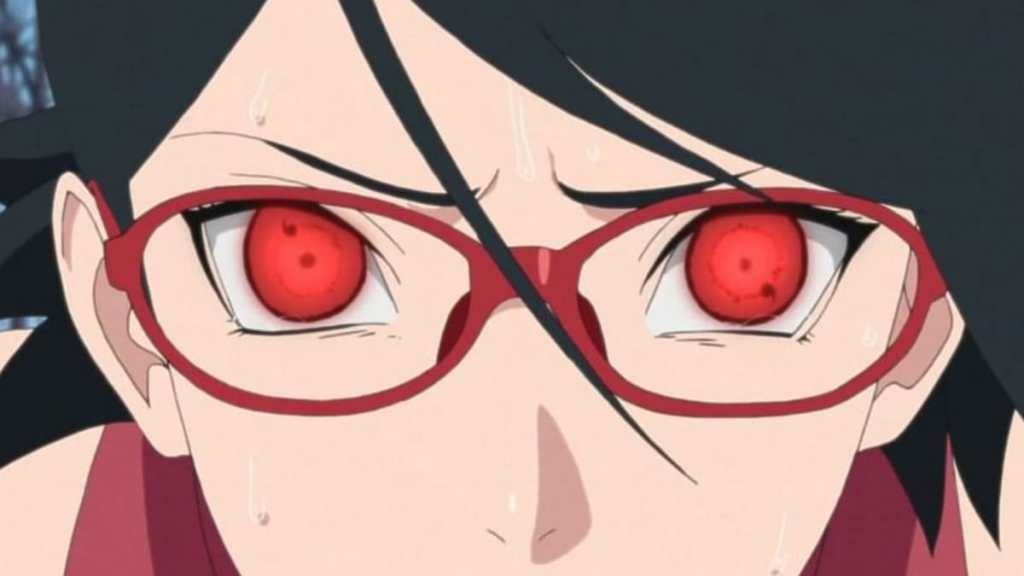 Sarada's Mangekyou Sharingan in Boruto