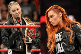 Ronda Rousey and Becky Lynch