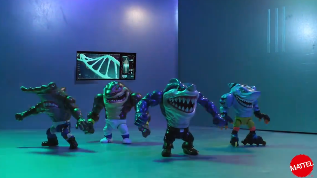 Street Sharks Figures From Mattel Celebrate Series’ 30th Anniversary