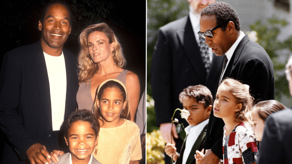 O.J. Simpson and Nicole Brown Simpson children