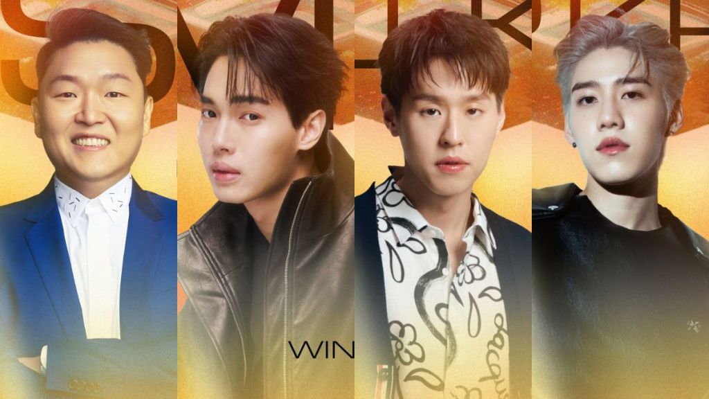 PSY, Win Metawin, Billkin, and PP Krit for Fansland Music Festival