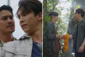 Nam Rapeepat, Max Kornthas, and Nat Natasitt in Two Worlds episode 5