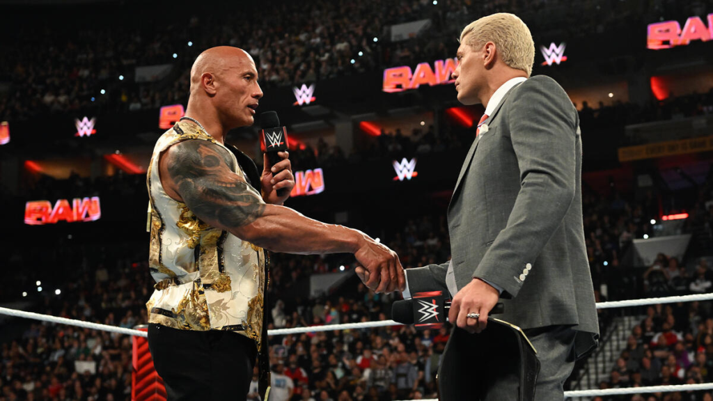 The Rock and Cody Rhodes