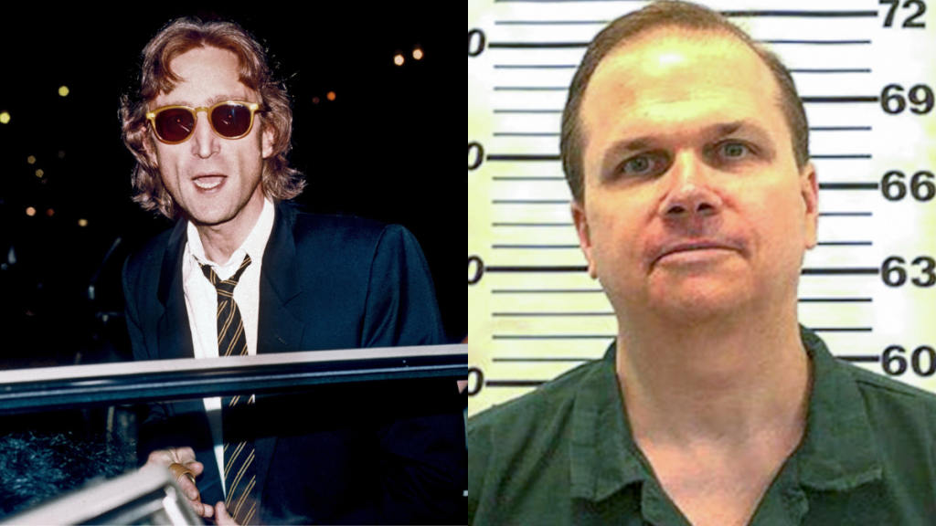 John Lennon and his killer Mark David Chapman