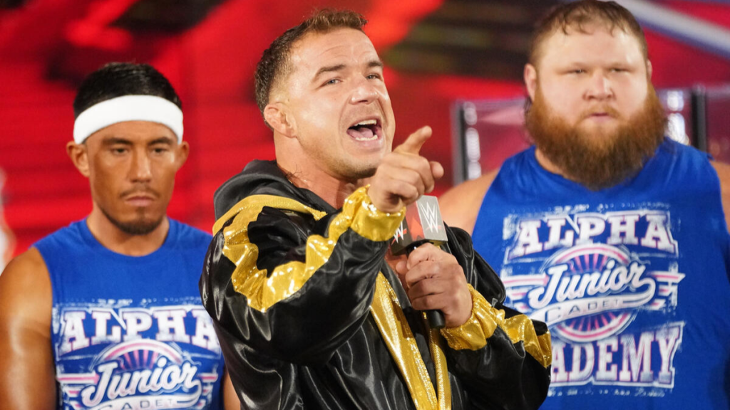 Alpha Academy leader Chad Gable on WWE RAW