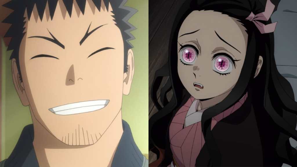 Kafka in Kaiju No 8, Nezuko in Demon Slayer Season 4