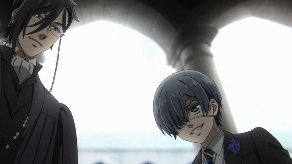 Sebastian and Ciel Phantomhive in Black Butler Season 4 (Public School Arc)