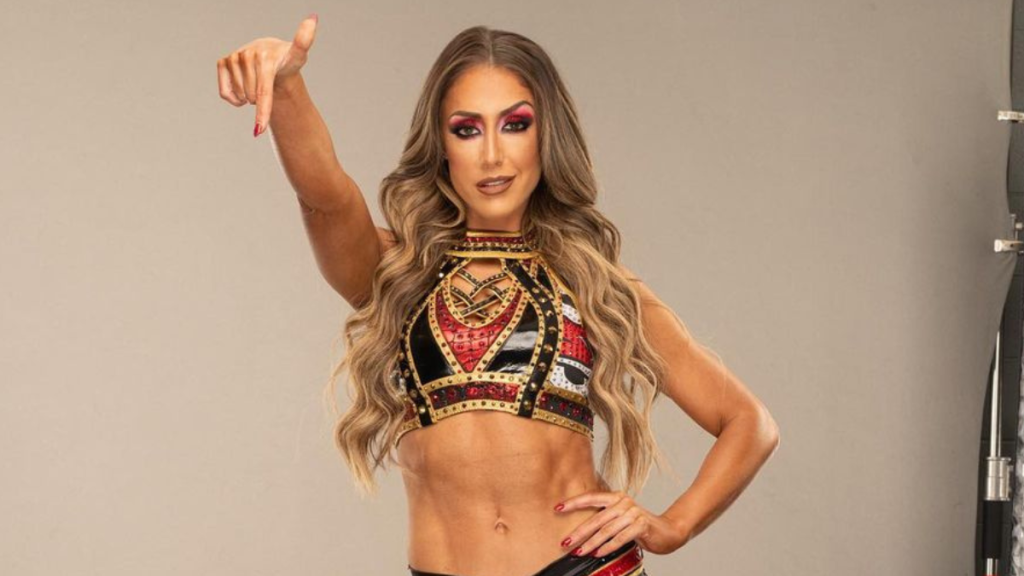 Former Women's Champion Britt Baker was not in action at AEW Double or Nothing