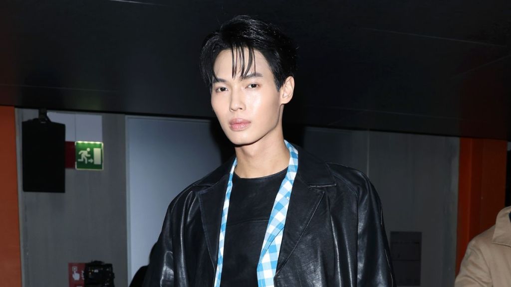 Metawin Opas-iamkajorn attends Prada's show at Milan Fashion Week