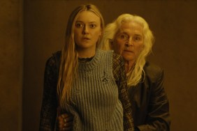 Dakota Fanning and Olwen Fouéré in The Watchers.