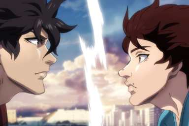 Tokita Ohma and Baki Hanma in Baki Hanma vs Kengan Ashura