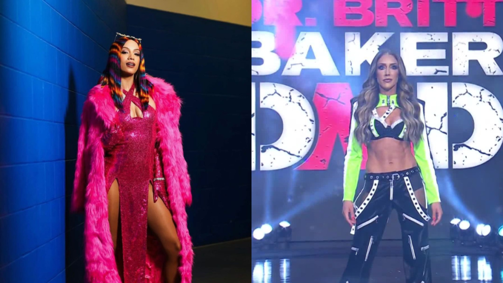 Mercedes Mone was confronted by Britt Baker at AEW x NJPW: Forbidden Door