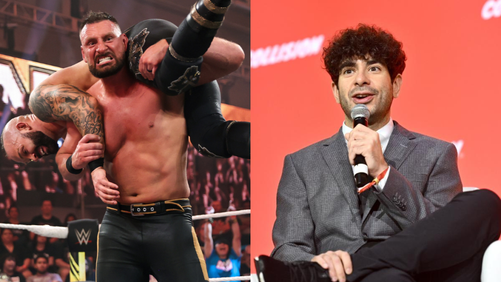 AEW President Tony Khan and Former WWE star Dijak