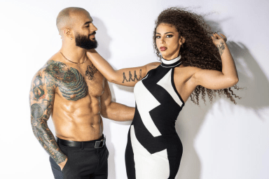 WWE's Ricochet and Samantha Irvin