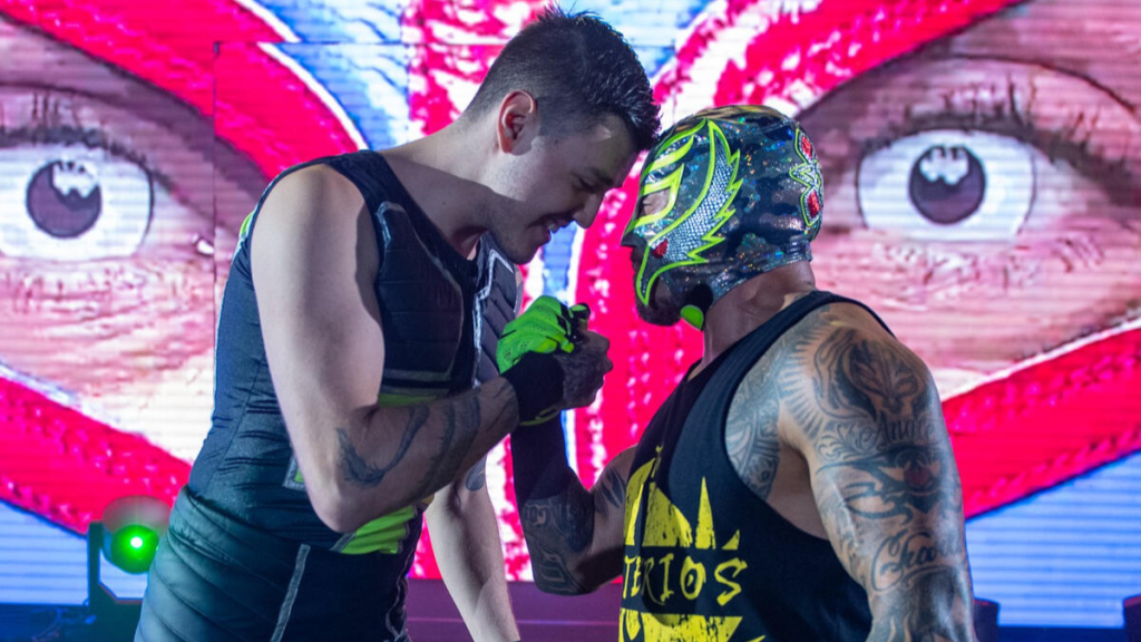 WWE Hall of Famer Rey Mysterio and Dominik Mysterio