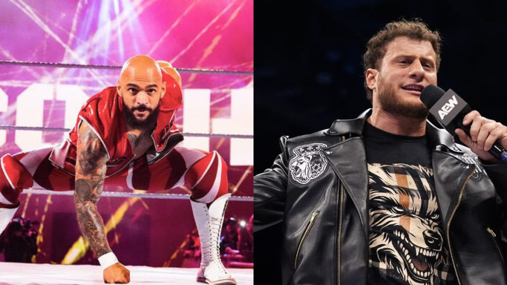 AEW star MJF and WWE Superstar Ricochet