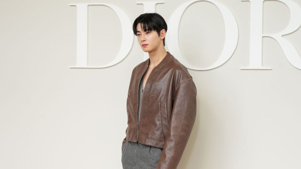 Cha Eun-Woo at the Dior Homme Menswear Spring/Summer 2025 show