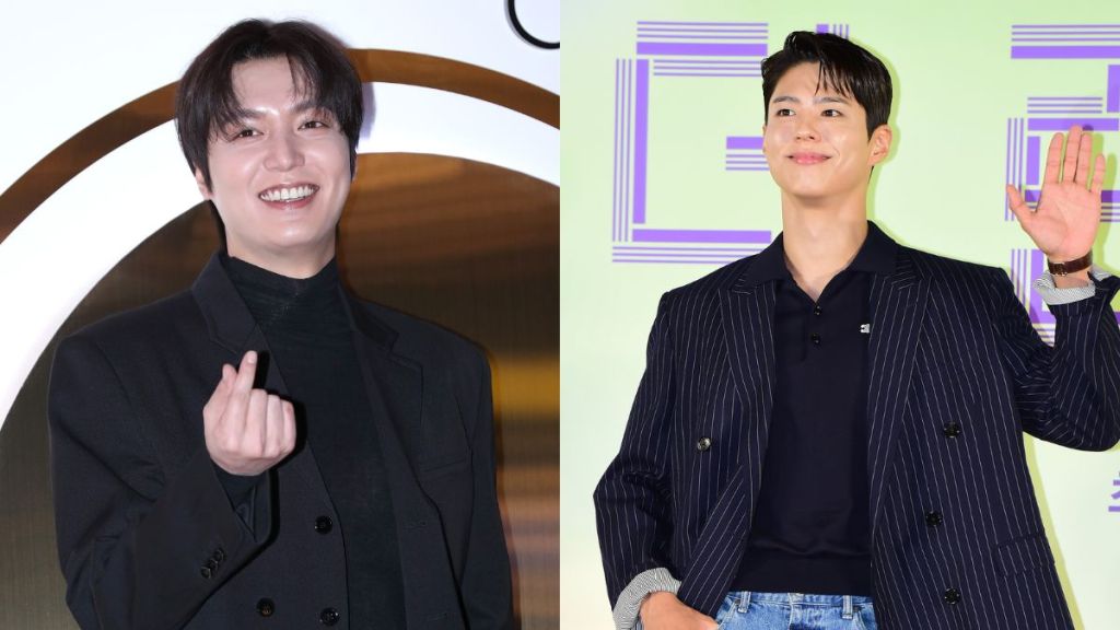 Lee Min-Ho is seen at the MERZ AESTHETICS event, Park Bo-Gum at movie Wonderland press conference