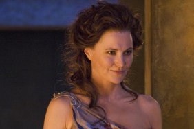 Lucy Lawless in Spartacus.