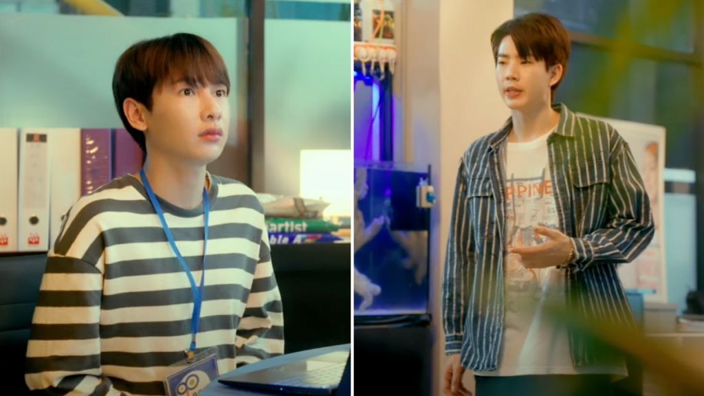 Gun Atthaphan and Off Jumpol in The Trainee episode 4