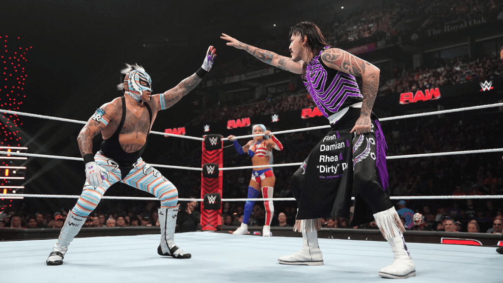 Former WWE Tag Team Champions Dominik Mysterio and Rey Mysterio