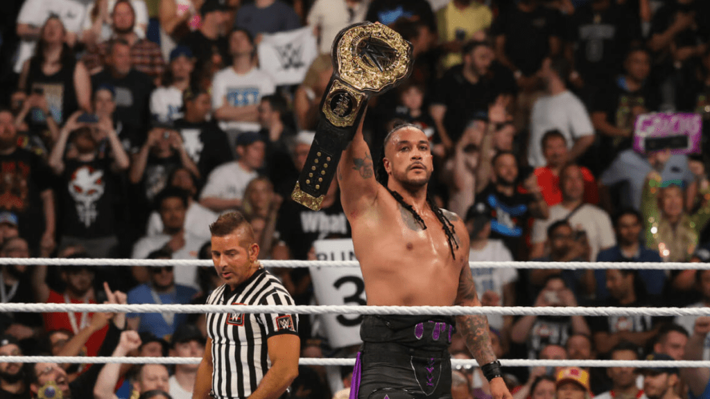 Damian Priest faced Seth Rollins at WWE Money in the Bank