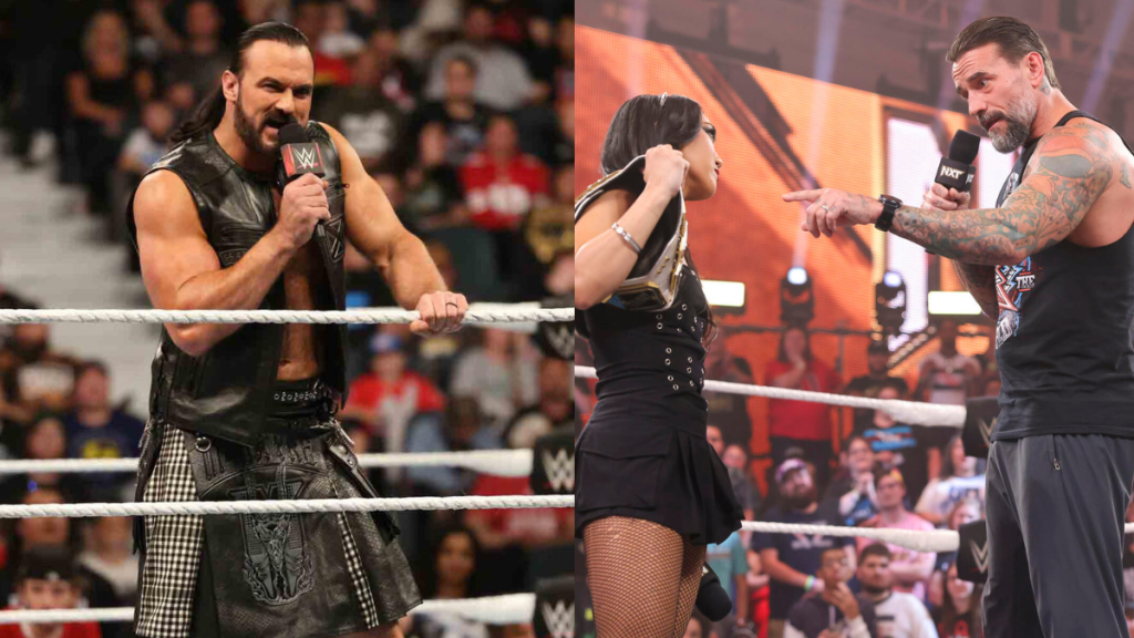 Drew McIntyre reacts to WWE NXT segment between CM Punk and Roxanne Perez