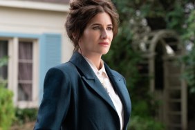 Kathryn Hahn stares as Agatha Harkness in Agatha All Along.