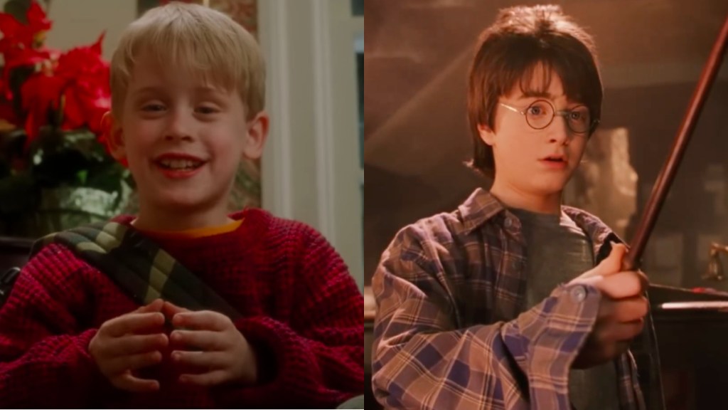 Home Alone's Macaulay Culkin and Harry Potter's Daniel Radciffe