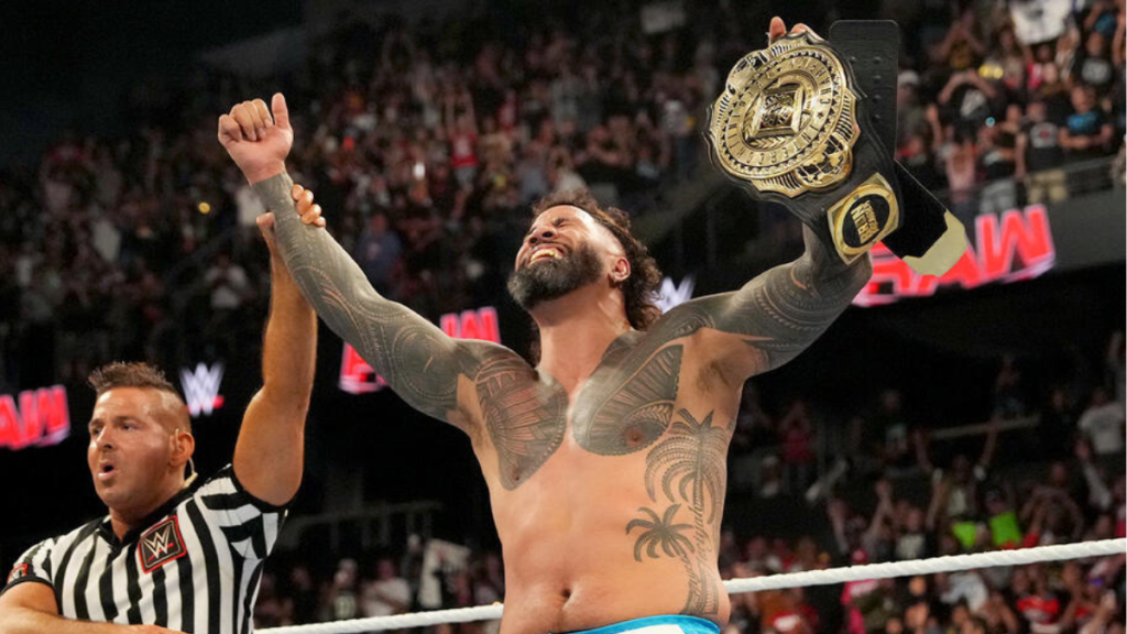 Jey Uso captured his first singles championship on WWE RAW