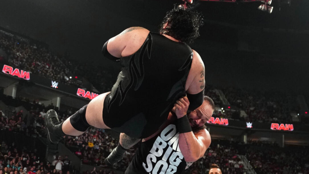 Bronson Reed and Braun Strowman had a massive brawl on WWE RAW