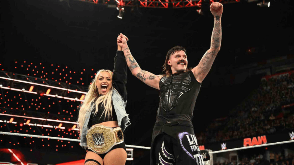 WWE Superstars Liv Morgan and Dominik Mysterio