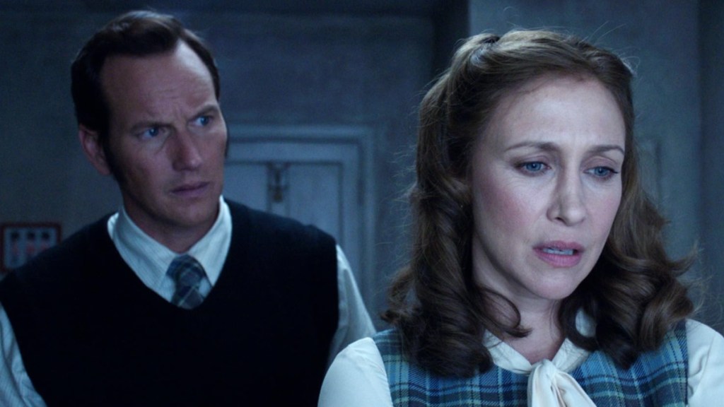 Patrick Wilson and Vera Farmiga in The Conjuring Series.