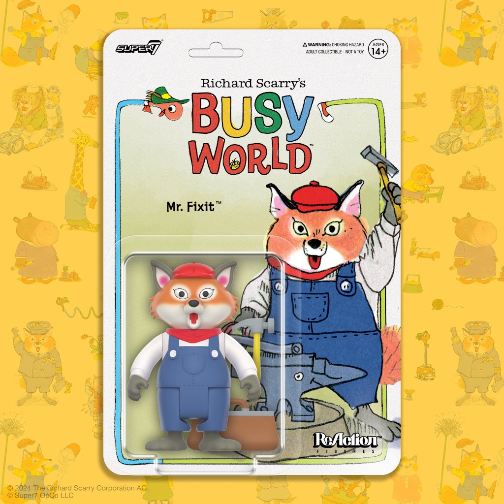 Exclusive Look at Super7's ReAction Figures Based on Richard Scarry's Busy World